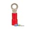 A & I Products Ring Terminal, Insulated, Wire Size 22-16, Stud Size No 6, 10 Pk 1.75 x4 x1.75 A-R03 - alternate 1